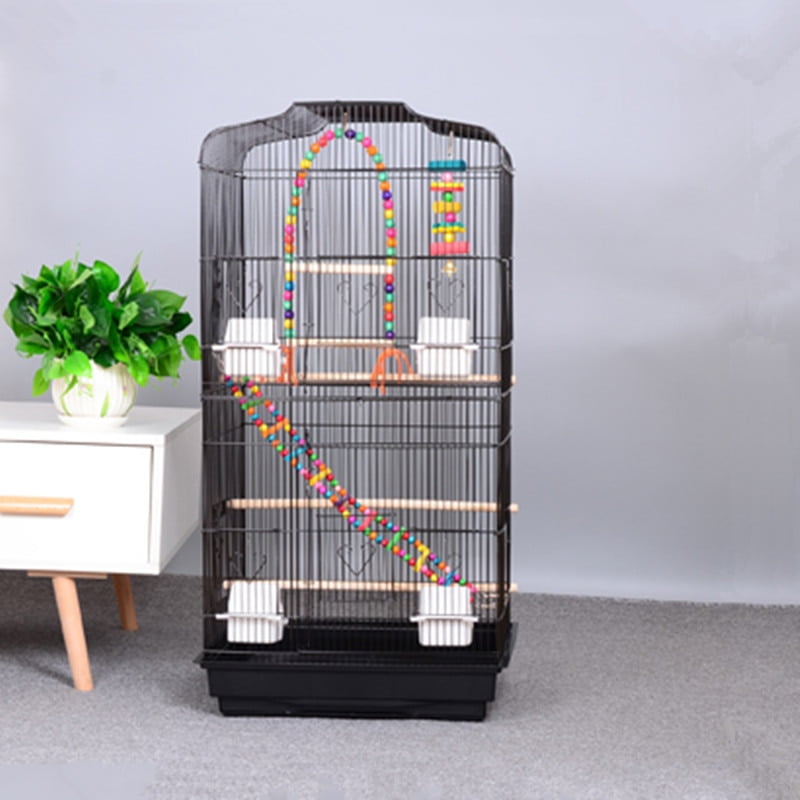 1 Pcs Parrot bird cage extra large luxury large peony gray parrot cage metal breeding gray parrot bird cage