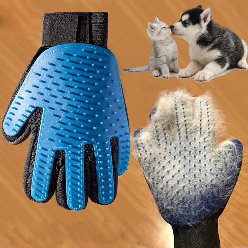 1 pcs Cat Grooming Glove Pet Brush Glove for Cat Dog Hair Remove Brush Deshedding Cleaning Combs Massage Gloves Drop Shipping