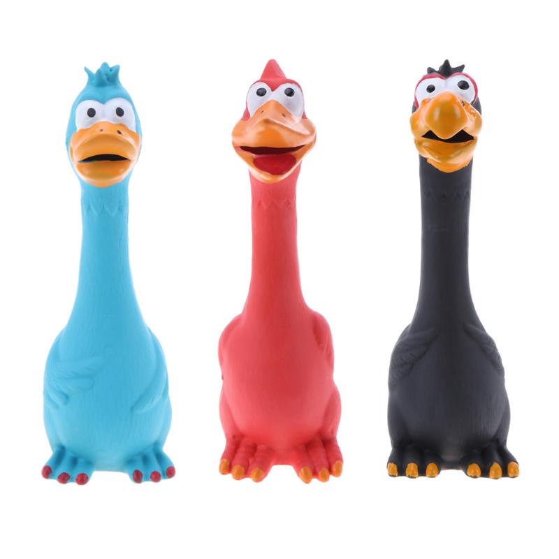 1PC Toy For Dogs Puppy Screaming Rubber Chicken Toy...