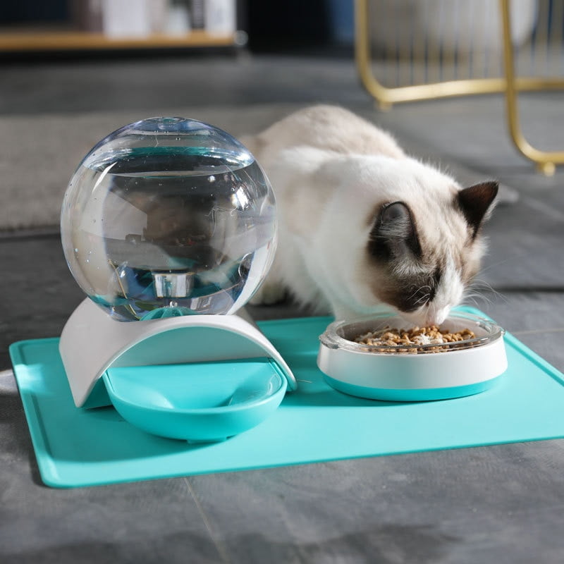 Automatic Bubble Water Dispenser for Cat Gravity Waterer...