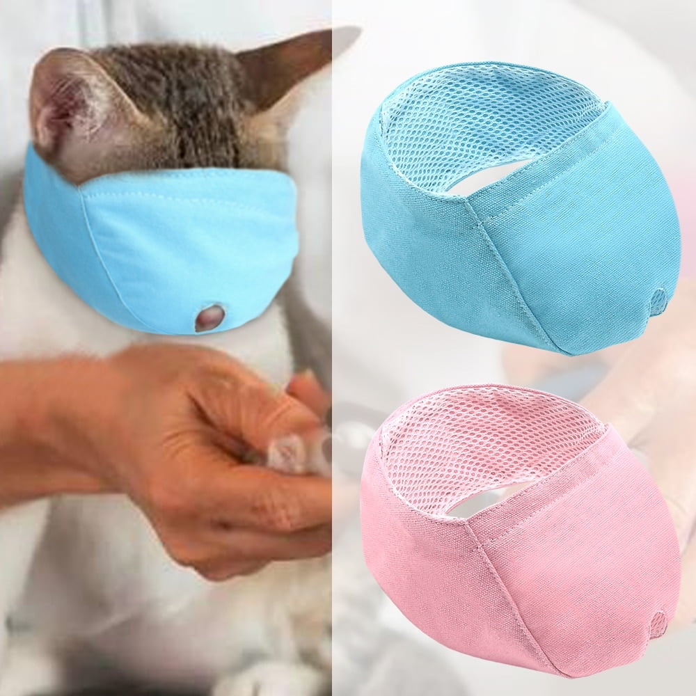 Breathable Cat Muzzle Anti Bite Kitten Muzzles Mask...