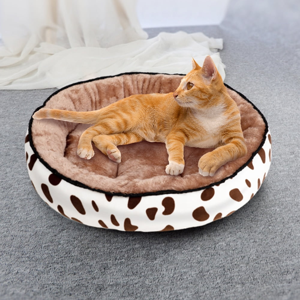 Cat Bed Foldable and Removable Cat House Soft Plush...