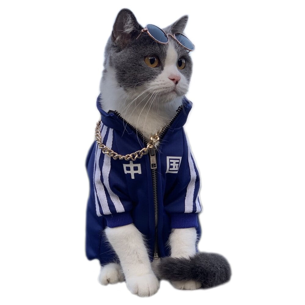 Clothes for Cats Cat and Dog Spring and Summer Thin Sports Pet Large Dog Clothing