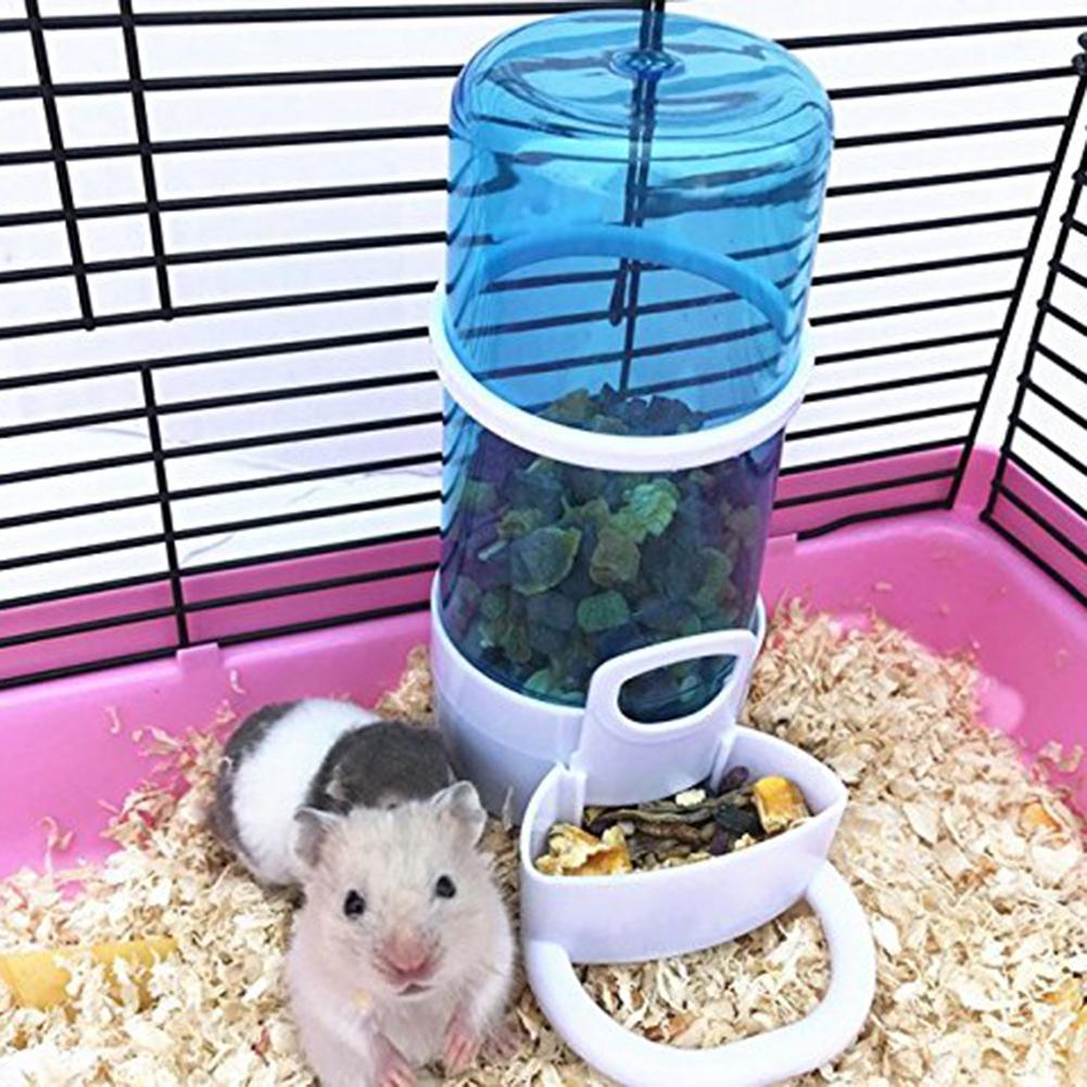 HOT SALES!!! Automatic Pet Bird Hamster Feeder Cage Water Dispenser Drinker Feeding Bowl High Quality Automatic Hamster Feeder