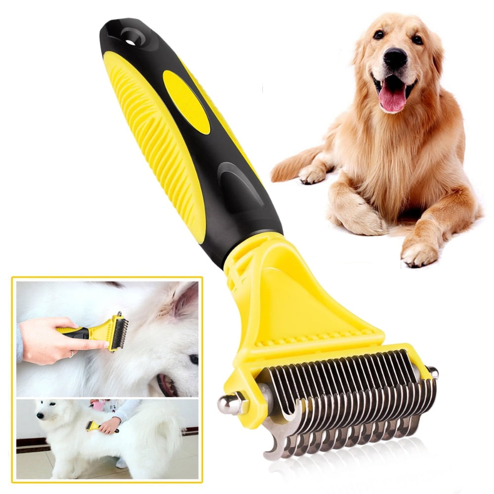 New Stainless Double-sided Pet Cat Dog Comb Brush Professional...