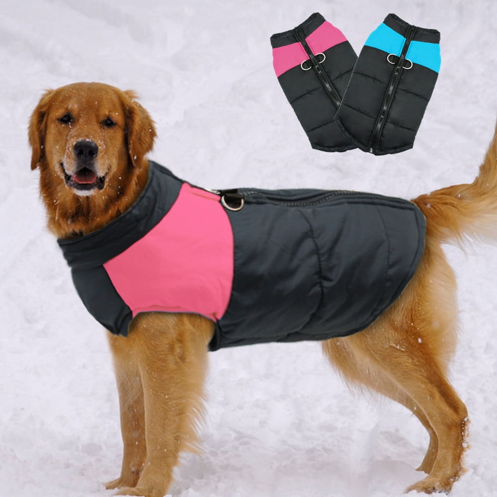New Waterproof Big Dog Vest Jacket Winter Warm Pet...