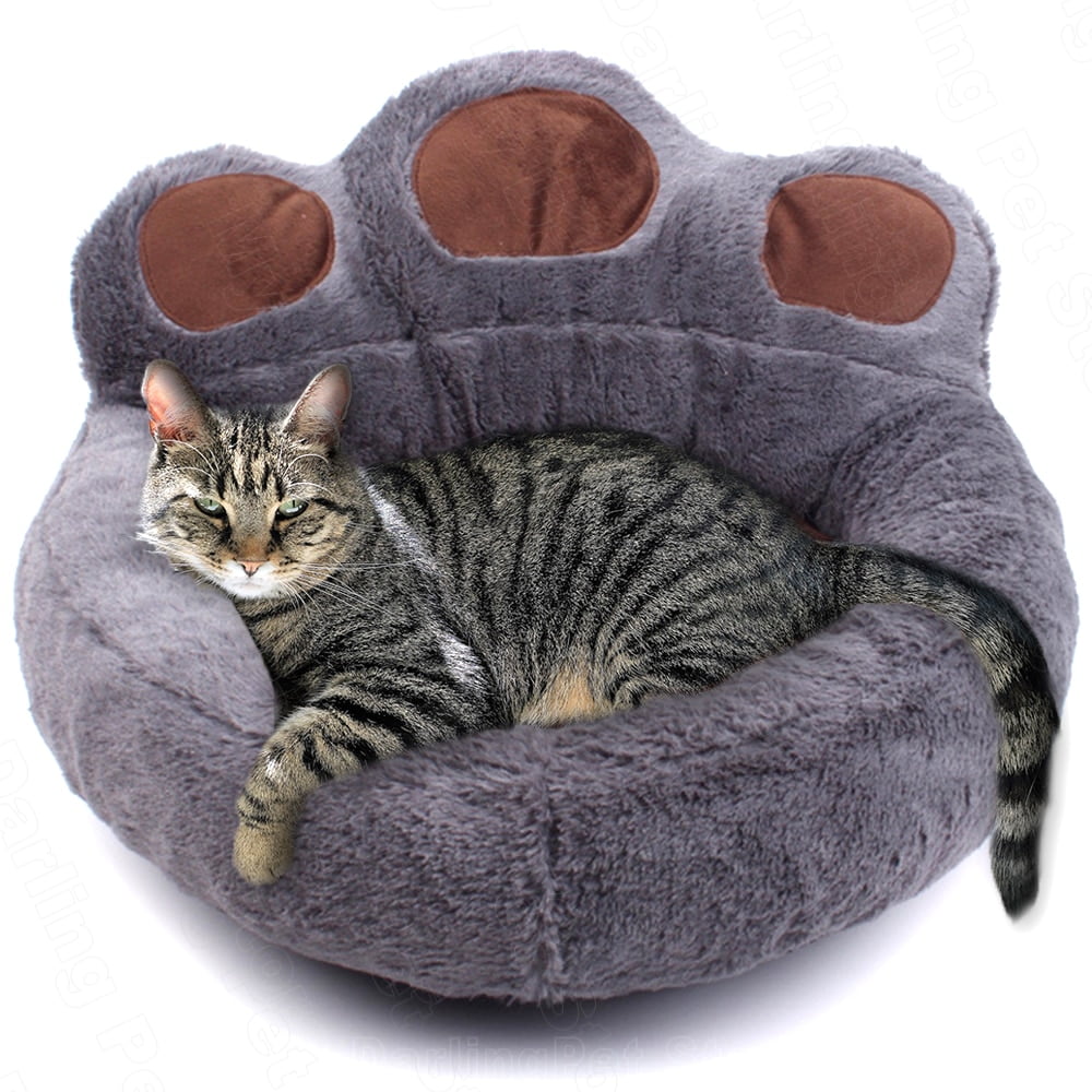 Pet Cat Bed House for Cats Basket Mat Winter Warm Plush...