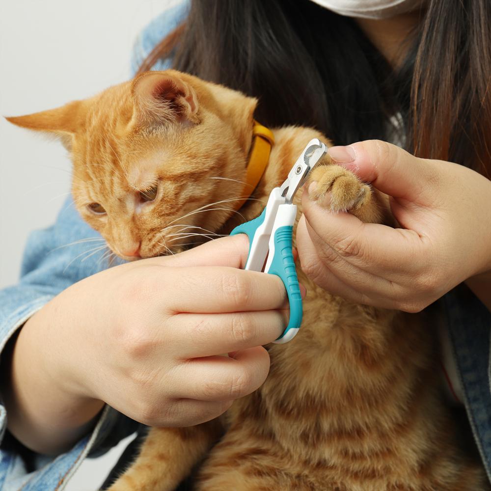 Pet Cat Nail Clipper Pet Claw Cutter Stainless Steel...