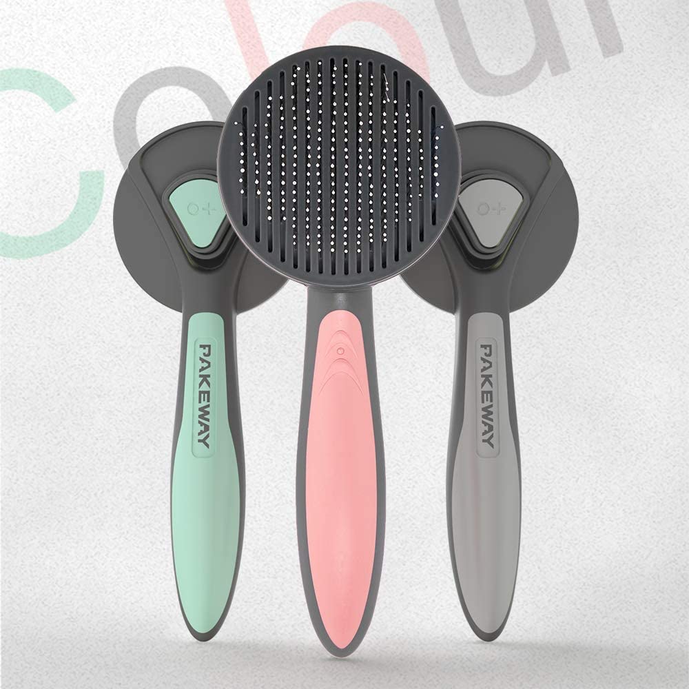Pet Comb Brush Removal Comb Grooming Cats Hair Remove Selfcleaning Flea Comb Dogs Grooming Hair Pet Brush Trimmer