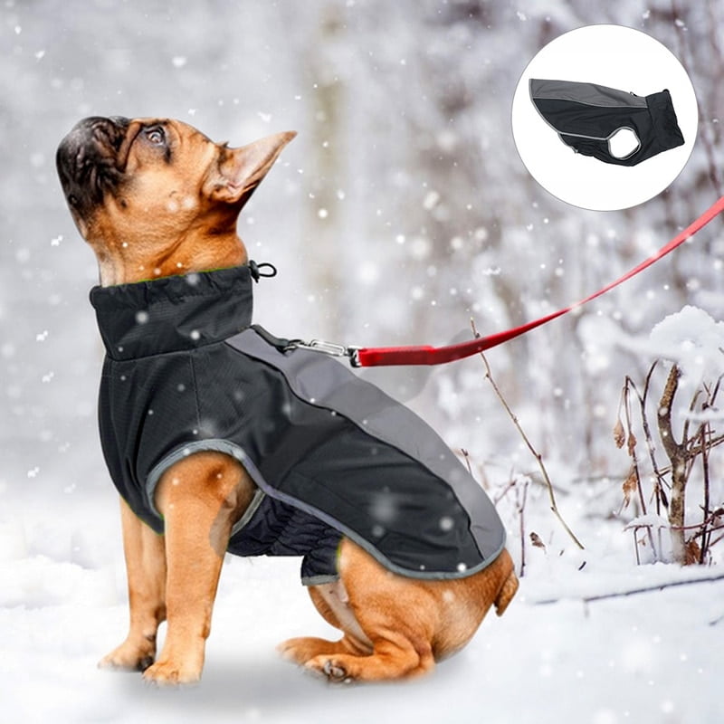 Pet Jacket Dog Clothes Coat Reflective Waterproof Jacket Winter Warm Coat Vest Puppy Clothing for Small Medium Large Dogs