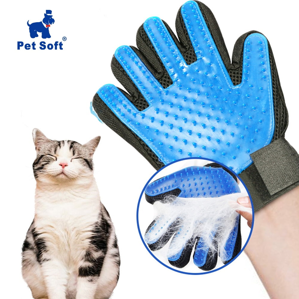 Pet Soft Silicone Dog Pet brush Glove Grooming Brush...