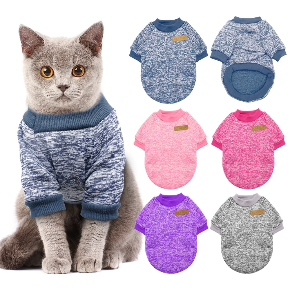 Warm Dog Cat Clothing Autumn Winter Pet Clothes Sweater...