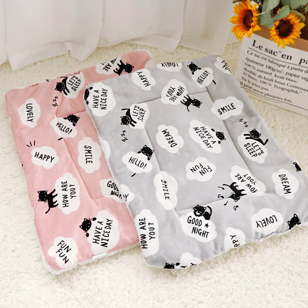 Winter Pet Dog Bed Mat Soft Fleece Puppy Cat Blanket...